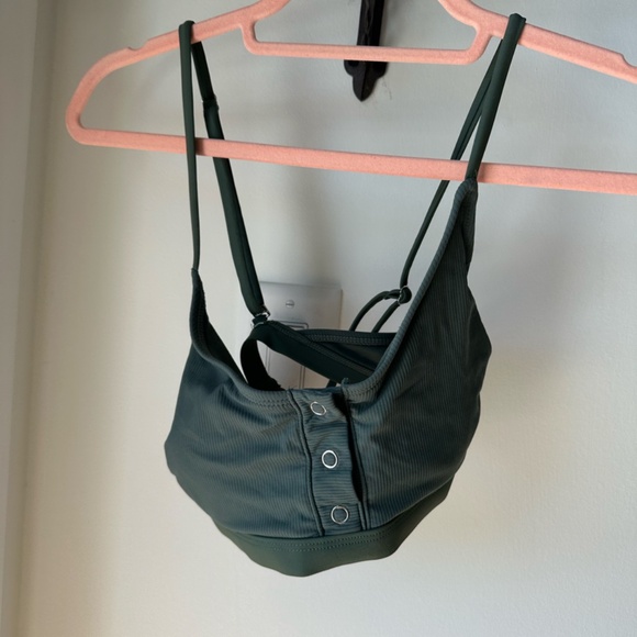 Xhilaration Large Olive Green Bikini Top - Picture 3 of 5